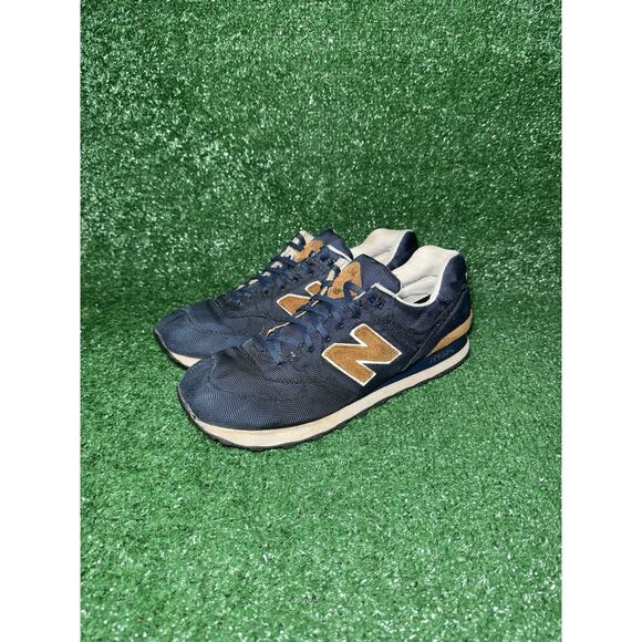 New Balance 574 Classics Mens Size 12 Vintage Navy Blue Running Sneaker ML574BPN - Picture 3 of 9
